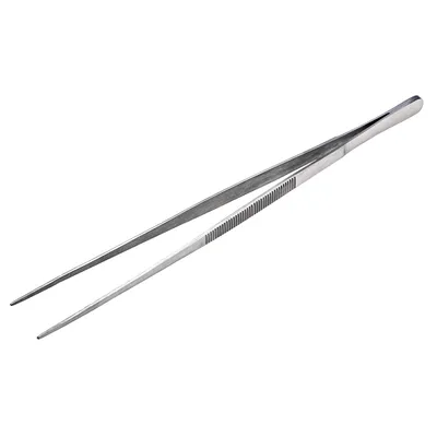 Пинцет Rexant 12-0369, прямой, рифленый, 250 мм, ПРОФИ