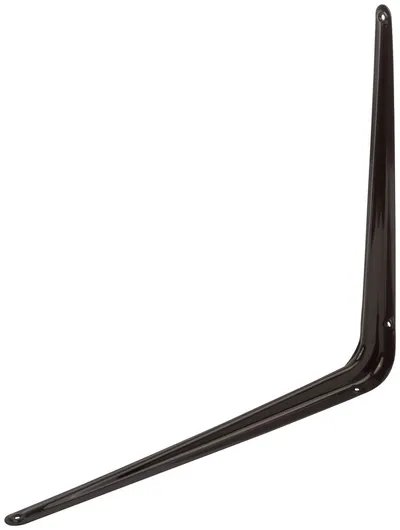 Консоль FIT 66083, сталь, 350×400 мм, 1,0 мм, коричневая
