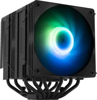 Кулер Zalman CNPS15X BP ARGB BLACK, 2×120мм, 6 теплотрубок, PWM