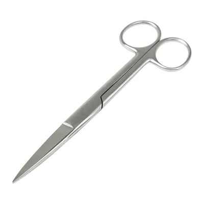Ножницы REXANT 12-4929-9, остроконечные прямые, 165 мм