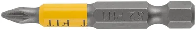 Бита FIT 57524, сталь S2, PH1, 50 мм, 10 шт