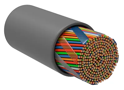 LC1-C5E10-111 - ITK Витая пара U/UTP кат.5E 10х2х24AWG PVC серый (305м)