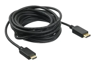 Кабель Buro BHP DPP_HDMI-5, DisplayPort→HDMI, HDMI 2.0, 5 м