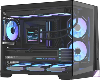 Корпус FORMULA CRYSTAL Z4M PLUS BLACK, mATX, без БП, черный