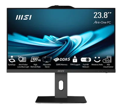 Моноблок MSI Pro AP242P 14M AiO 23,8" FHD(1920x1080)IPS AG Non-touch, Core i5-13500(2.5GHz), 16Gb(16*1) DDR5 SO-DIMM, 512GB SSD M.2, Intel Graphics,WiFi,BT,camera,Wireless (незначительное повреждение коробки)
