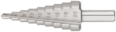 Сверло ступенчатое Fit 36402, HSS, 9 ступеней, 4-20мм