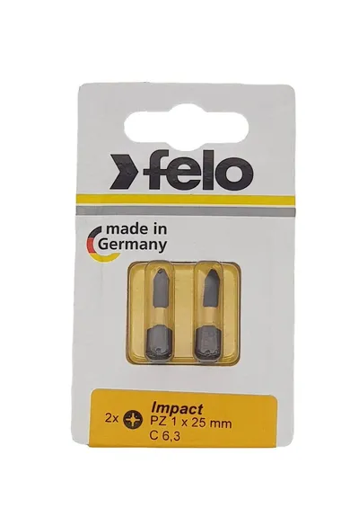 Бита Felo 02101241, Impact PZ1x25, 2 шт