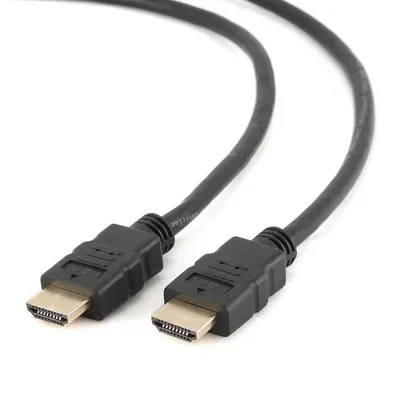 Кабель HDMI GEMBIRD/CABLEXPERT CC-HDMI4-6 черный (1.8м, v2.0, 19M/19M, позол.разъемы, экран, пакет) (CC-HDMI4-6)
