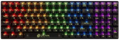 Клавиатура Оклик 915GK механическая черный USB for gamer (1790371) кабель 1.8м