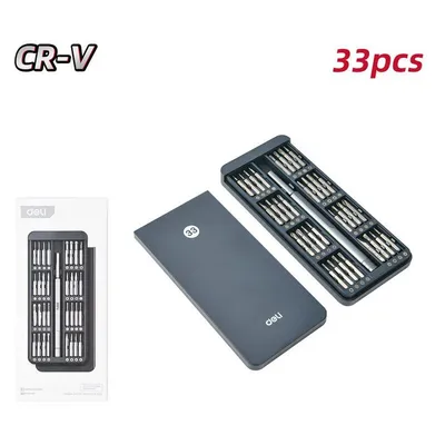 Набор отверток Deli DL241033, 32 биты, сталь S2+Cr-V