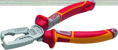 Клещи NWS 1451-49-VDE-180, для разделки кабеля MultiCutter, диэлектрические 1000В VDE, 180 мм, Crom, SoftGripp 3K