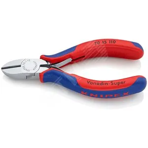 Бокорезы Knipex KN-7015110, пружинный механизм, L=110мм