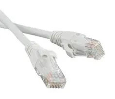 Патч-корд LANMASTER - LAN-PC45, UTP, кат. 5e, 2 x RJ-45, RJ-45 - RJ-45, LSZH, серый, 0.5 м, LAN-PC45/U5E-0.5-GY