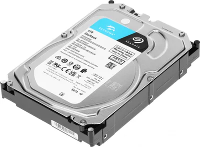 Жесткий диск Seagate 3.5" 6TB Seagate SkyHawk Surveillance HDD ST6000VX009  SATA 6Gb/s, 5400rpm, 256MB, 24x7, Bulk {20} (004619)