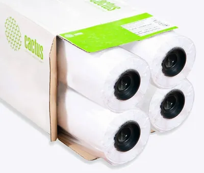 Бумага Cactus CS-LFP80-1067457E-4, 1067мм, 80г/м2, 4 рулона