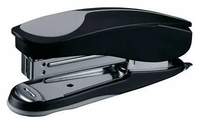 Степлер KW-Trio 05516BLCK, Half-strip Pollex, 24/6 26/6, 20 листов, черный