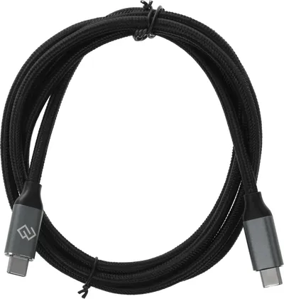 Кабель Digma D-TYPE-C-USB3.2-100W-4K-1.5M, USB-C – USB-C, 1.5м, 100W, 4K