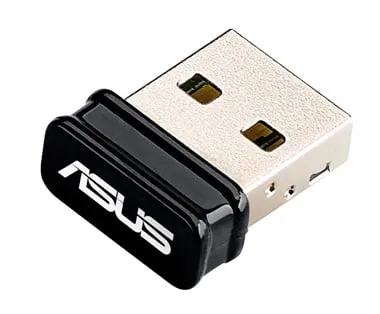 USB-N10 NANO - Сетевой адаптер, ASUS, USB-N10 NANO, 2.4 ГГц, 150 Мбит/с, 15.5 dBm, USB 2.0