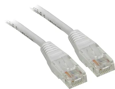 Патч-корд Lanmaster TWT-45-45-2.0-WH, UTP, кат.5e, RJ-45, 2м
