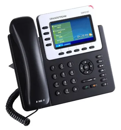 IP-телефон Grandstream GXP-2140, 4 SIP линии, 2×GbE, TFT