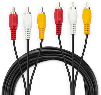 Кабель Buro BAAC027-5, 3×RCA(m)—3×RCA(m), 5м