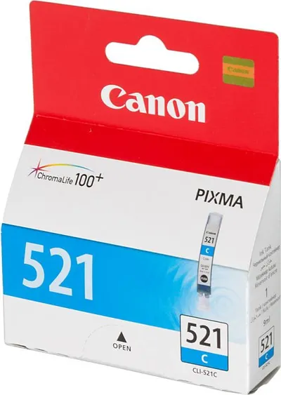 Картридж Canon CLI-521C 2934B004/001, голубой