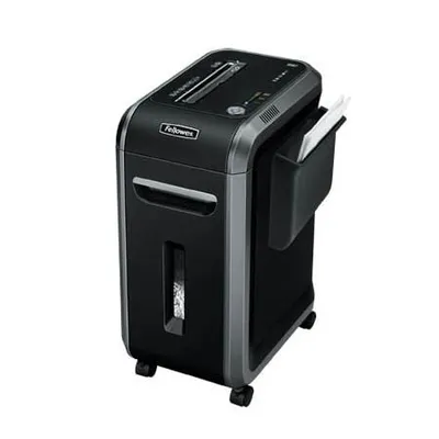 Fellowes® Шредер 99Ci.  (17 листов) , 34 литра, 3,9х38 мм (класс 4), 100%Jam Proof, уничтожает: скобы/скрепки/карты/CD