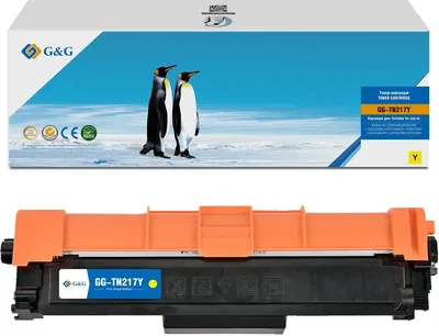 Картридж лазерный G&G GG-TN217Y TN-217Y желтый (2300стр.) для Brother HL-L3210CW/L3230CDN/L3230CDW/L3270CDW,DCP-L3550CDW/L3551CDW,MFC-L3750CDW/L3770CDW