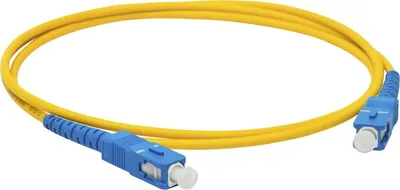LAN-SC-SC/SU-2.0 Коммутационный шнур оптический Lanmaster Simplex SC/SC (UPC/UPC) OS2 9/125 LSZH 2м цвет: жёлтый