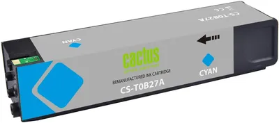 Картридж Cactus CS-T0B27A, голубой, 223мл, для HP PageWide