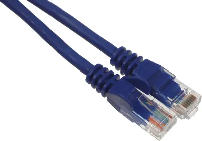 Патч-корд LANMASTER - LAN-PC45, UTP, кат. 5e, 2 x RJ-45, RJ-45 - RJ-45, LSZH, синий, 2 м, LAN-PC45/U5E-2.0-BL
