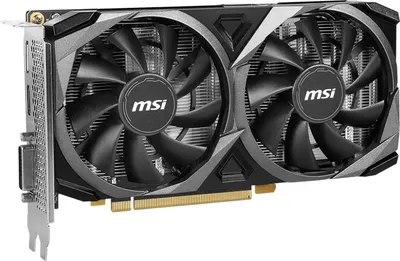 Видеокарта MSI NVIDIA - GeForce RTX 3050 Ventus 2X XS OC, PCI-E 4.0 8x, GDDR6 8GB 128bit, 1x DVI-D, 1x HDMI, 1x DP, max 7680 x 4320 (8K), 115Вт, 205мм, Full Height, RTX 3050 VENTUS 2X XS 8G OC
