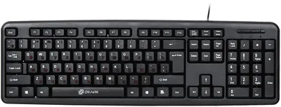 Проводная клавиатура Oklick 90M, USB, черный (402127)