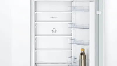 Bosch Холодильник встраиваемый Bosch KIV87NSE0 (Serie2 / Объем - 270 л / Высота - 177.2см / Слайдерное крепление фасадов / LowFrost / A++)