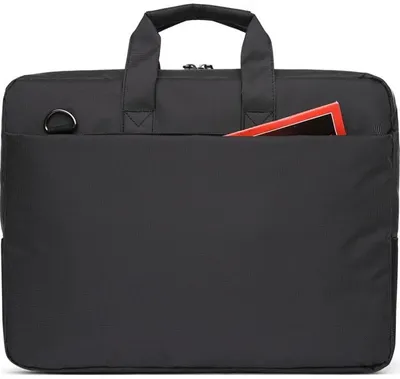 Сумка Continent - CC-215, 15.6", нейлон/полиэстер, цвет чёрный, CC-215 BK