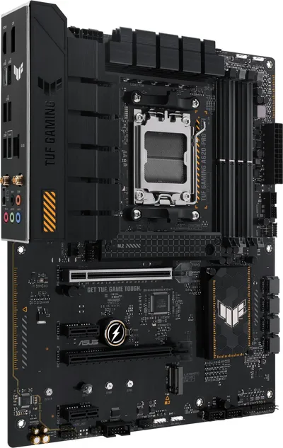 Материнская плата Asus - TUF GAMING A620-PRO WIFI, ATX, AMD A620, 1xAM5, 4xDDR5 до 192ГБ, 1x2.5GbE, audio, M.2, Wi-Fi, Bluetooth, HDMI, DP, 4xSATA, 3xUSB2.0, 2xUSB3.2, 1xUSB3.2 Type C, TUF GAMING A620-PRO WIFI