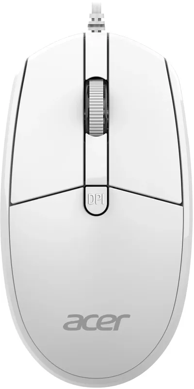 Acer OCC400 [ZL.ACCCC.014] Комплект (клавиатура + мышь)  клав-ра:белый мышь:белый USB проводной