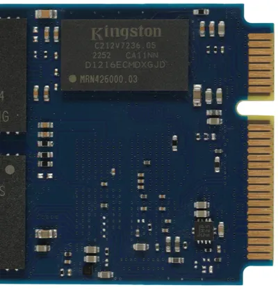 Накопитель SSD mSATA Kingston 512Gb KC600 Series SKC600MS/512G (SATA3, up to 550/520Mbs, 90000 IOPS, 3D TLC, SM2259)