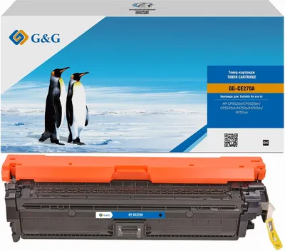 Картридж лазерный G&G GG-CE270A, для HP LJ Ent CP5525, черный, 13000 стр.