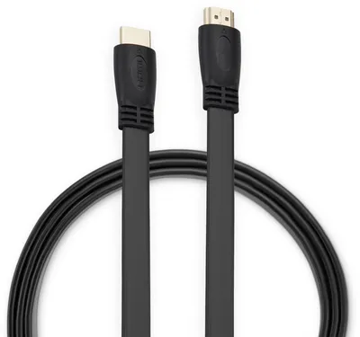 Кабель аудио-видео Buro HDMI 1.4 Flat HDMI (m)/HDMI (m) 2м.  черный  (BHP  HDMI 2)