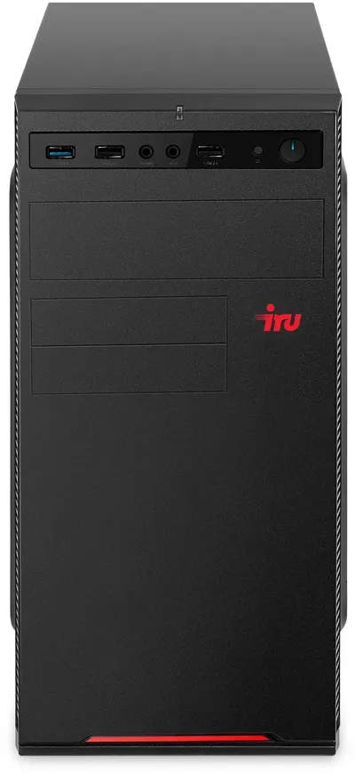 Системный блок iRU Planio 310H6SEV MT, Intel Core i5-12400/16 ГБ DDR4/256 ГБ SSD/Intel UHD Graphics/Без ОС, черный (2112572)
