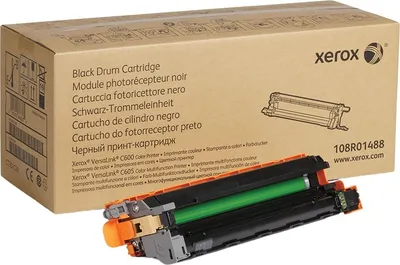 Блок фотобарабана Xerox 108R01488, черный, 40000 стр., для VersaLink C600/C605