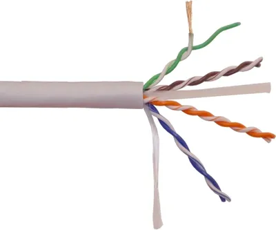 Кабель LANMASTER LAN-6EUTP-PT-LSZH-GY, UTP, кат.6, 4 пары, внутренний, 305м, серый
