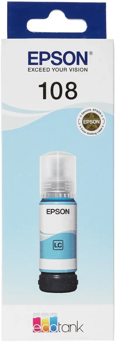 Контейнер EPSON C13T09C54A, светло-голубые чернила, 70 мл, для L8050/L18050