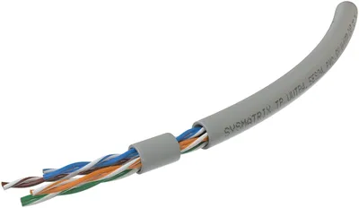 Кабель SYSMATRIX TP UUTP4.5ES24.PVC.GY305, кат.5e, U/UTP, 305 м, серый