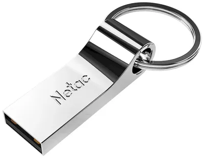 USB накопитель Netac - U275, USB Type A (USB 2.0), 64 ГБ, цвет серебристый, NT03U275N-064G-20SL