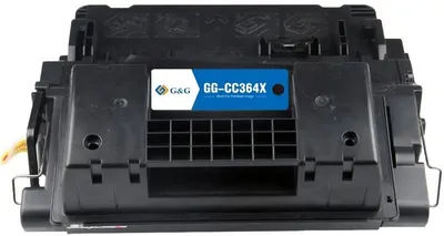 Тонер-картридж G&G - 64X, Лазерный, Черный, 24000стр, аналог HP 64X, GG-CC364X