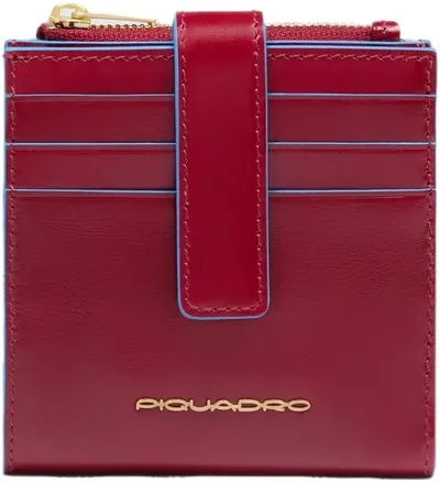 Чехол для кредитных карт Piquadro Blue Square PP6843B2R/R  красный  натур.кожа