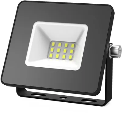 Прожектор светодиодный Elementary 10W 845lm 4000К 200-240V IP65 черный LED