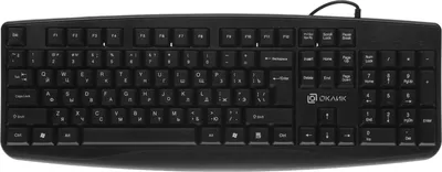 Клавиатура Oklick 1678092, USB, проводная, черный